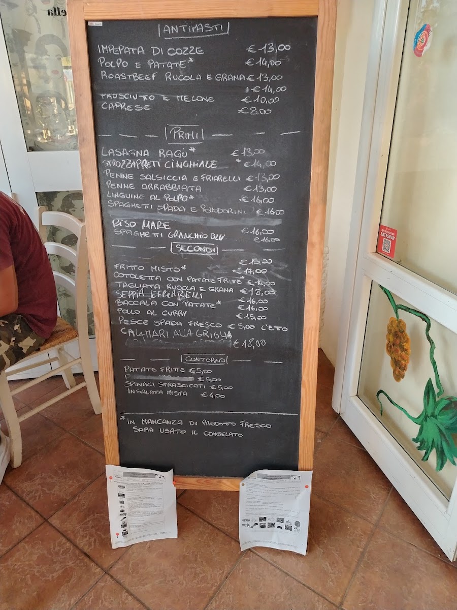 Trattoria La Curva Menu - Image 3